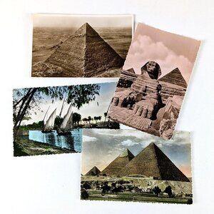 Vintage Egypt Postcards Set